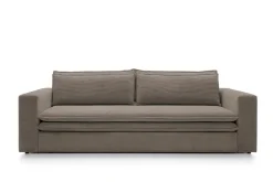 Sofa Ulnes z funkcją spania brązowa Poso  04