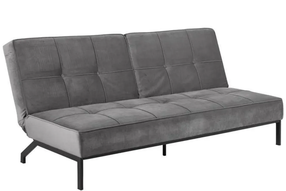 Sofa welwetowa Perugia VIC szara