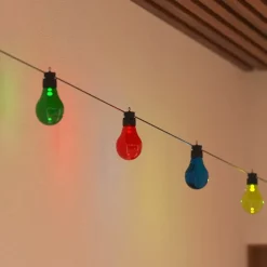 Solarna girlanda 10 LED multikolor