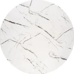 Stół Amber biały marmur/ złoty