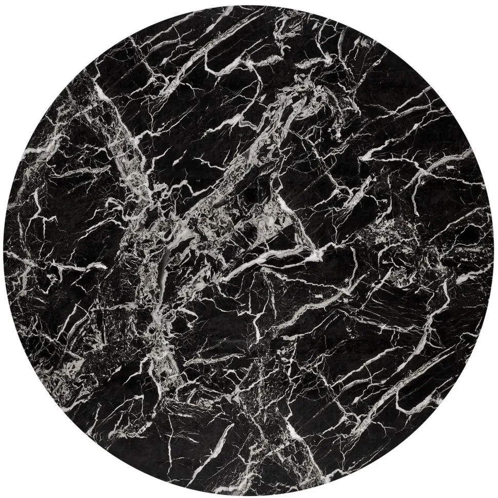 Stół Amber czarny marmur/ złoty