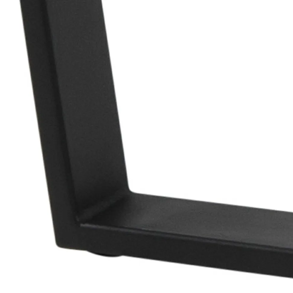 Stół Amble czarny marmur w stylu hampton