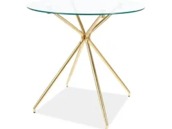 Stół Azalis 80 cm złoty