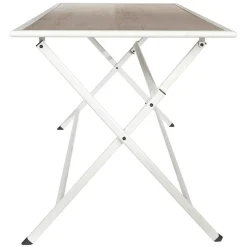 Stół Barcelona z efektem drewna           metalowy110x70