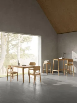 Stół barowy Barlow dąb naturalny