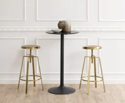 Stół barowy Ibiza 60cm czarny loftowy