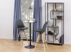 Stół barowy Ibiza 60cm czarny loftowy