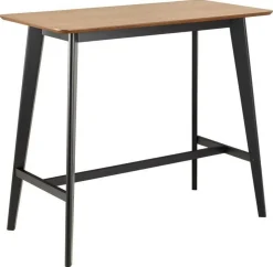 Stół barowy Roxby czarny/naturalny