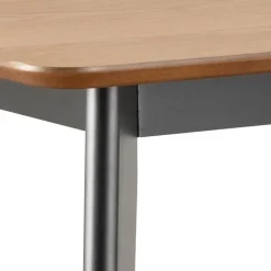 Stół barowy Roxby czarny/naturalny