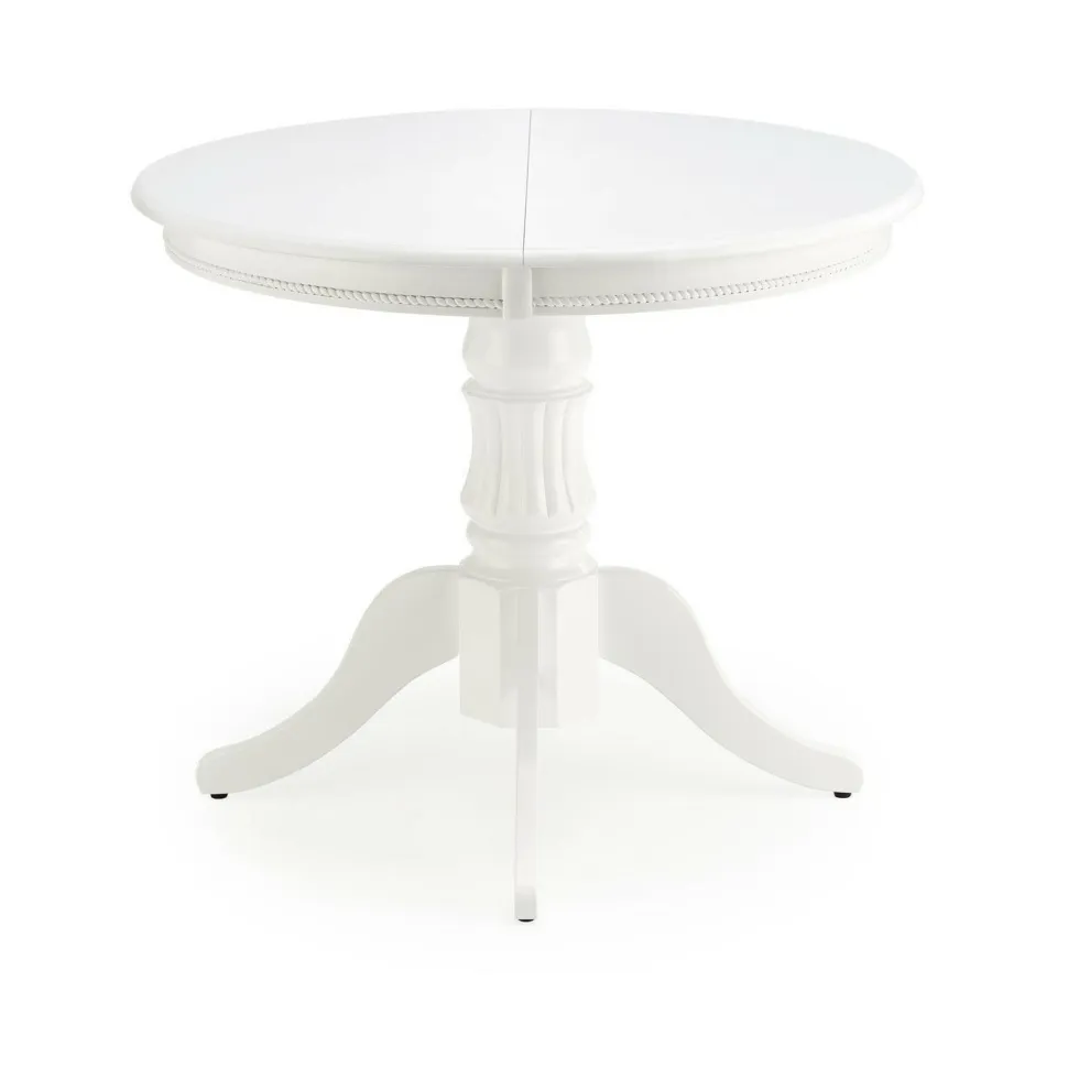 Stół Bator okragły rozkładany biały