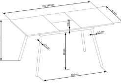 Stół Bonal rozkładany dąb sonoma /