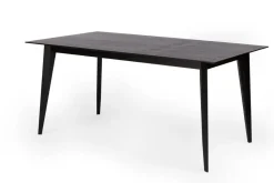 Stół BORD czarny dąb 140/200 x 90 cm nowoczesny