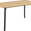 Stół Cadiz 160x90cm naturalny/czarny