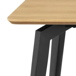 Stół Cadiz 160x90cm naturalny/czarny