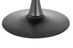 Stół Carmelia okrągły, orzech/ czarny