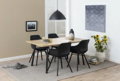 Stół Cenny dąb / czarny loftowy