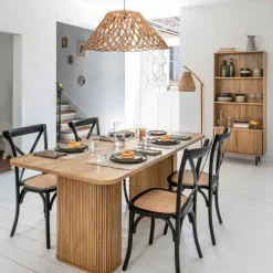 Stół Colva z efektem drewna