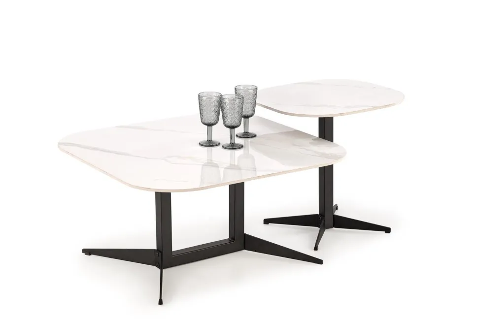 Stół Dalita duży biały marmur