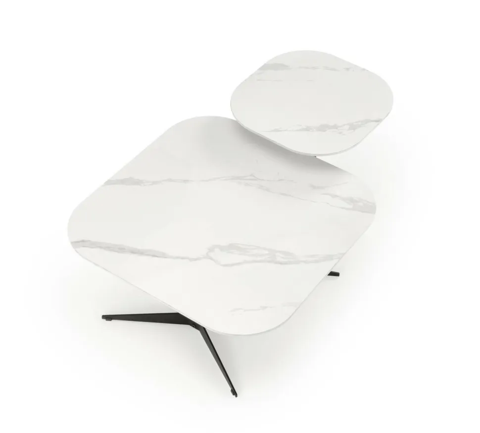 Stół Dalita mały biały marmur