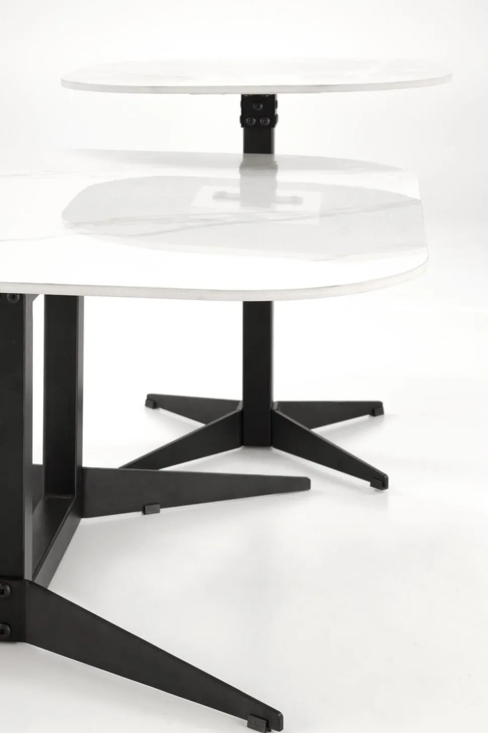 Stół Dalita mały biały marmur