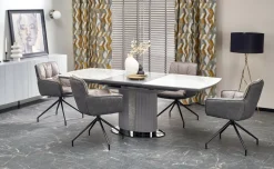 Stół Dallas rozkładany, biały