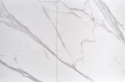 Stół Demin rozkładany, biały marmur