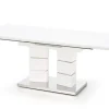 Stół Dorel rozkładany biały 90/160-200
