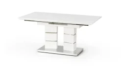 Stół Dorel rozkładany biały 90/160-200