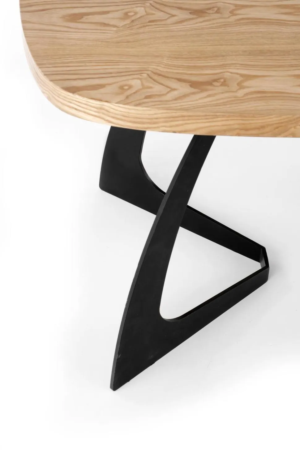 Stół Dovel rozkładany, dąb naturalny/czarny