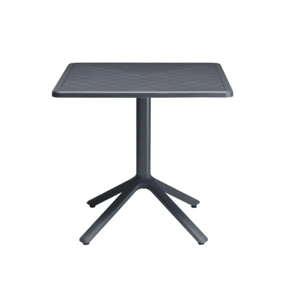 Stół Eco z wzorem antracytowy 80 cm