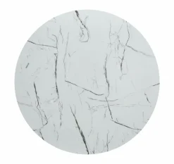 Stół Edward Biały Marmur/Złoto