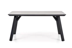 Stół Faxil jasny beton/ czarny
