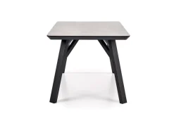 Stół Faxil jasny beton/ czarny
