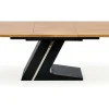 Stół Ferros rozkładany,naturalny/ czarny