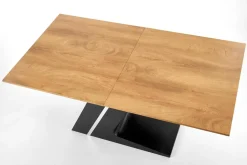 Stół Ferros rozkładany,naturalny/ czarny