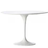 Stół Fiber 120 inspirowany Tulip Table MDF biały okrągły