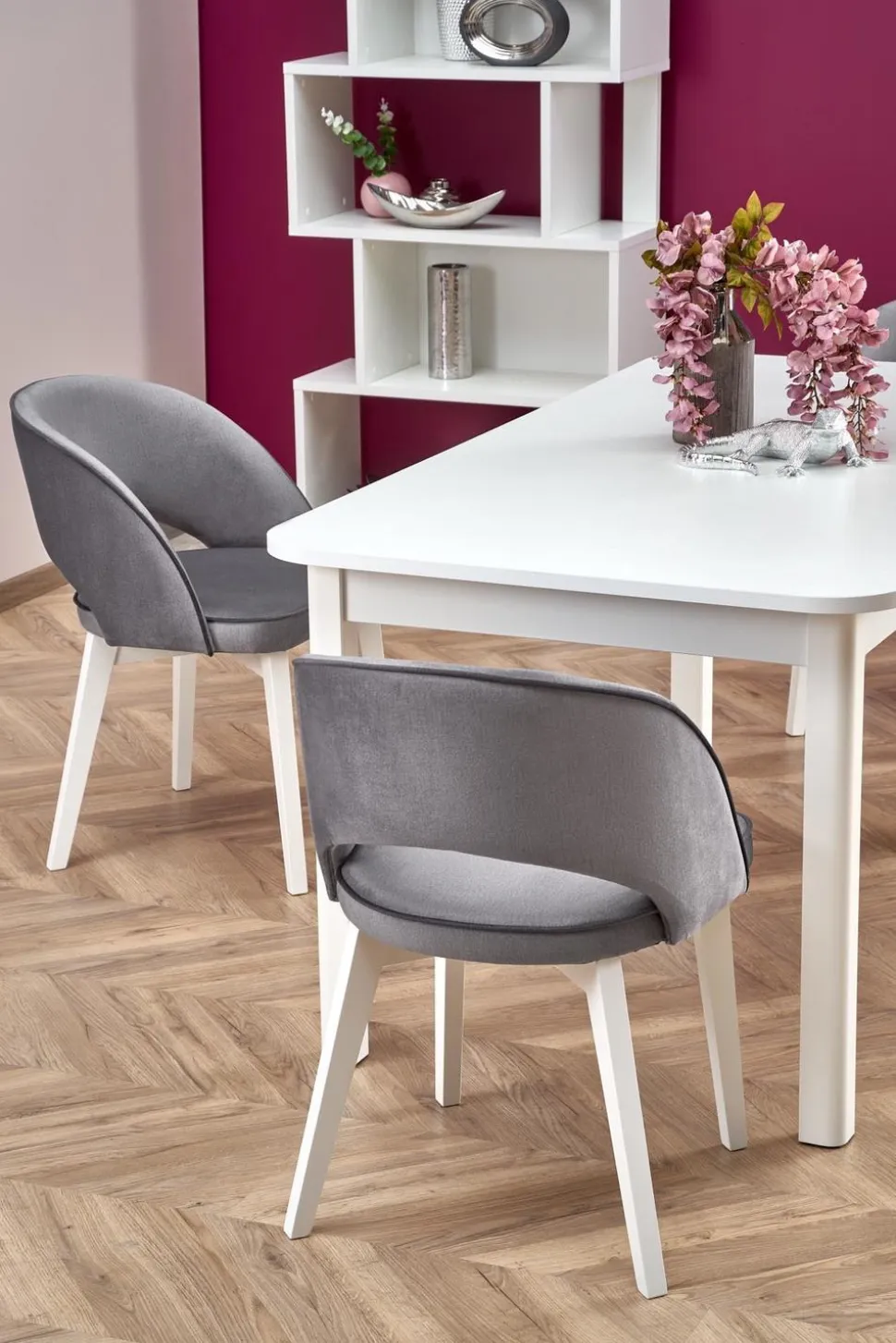 Stół Flora rozkładany biały