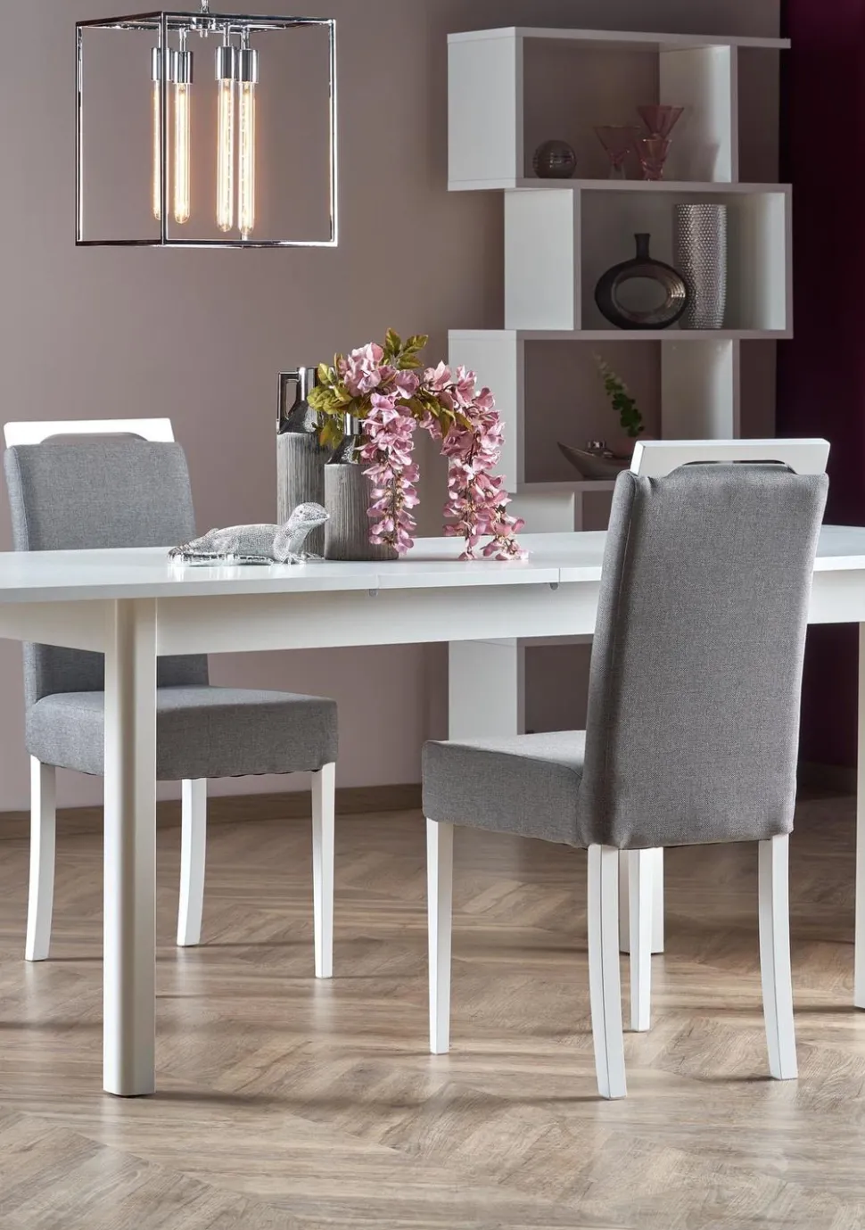 Stół Flora rozkładany biały