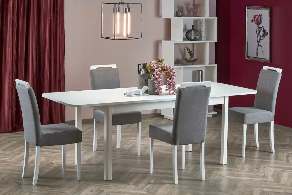 Stół Flora rozkładany biały