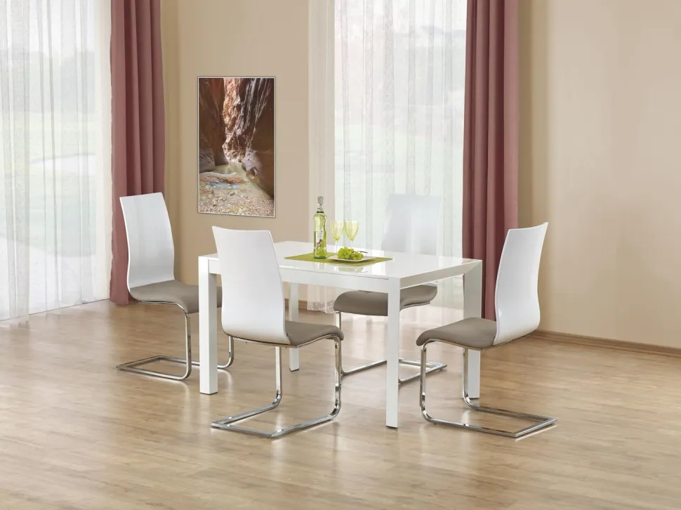 Stół Foles XL rozkładany biały 80/130-250cm