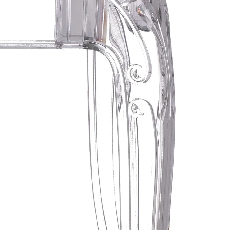 Stół Ghost 80cm transparentny glamour