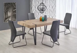 Stół Hannah dąb san remo / czarny