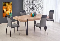 Stół Hannah dąb san remo / czarny