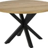 Stół Heaven 120cm czarny/dąb