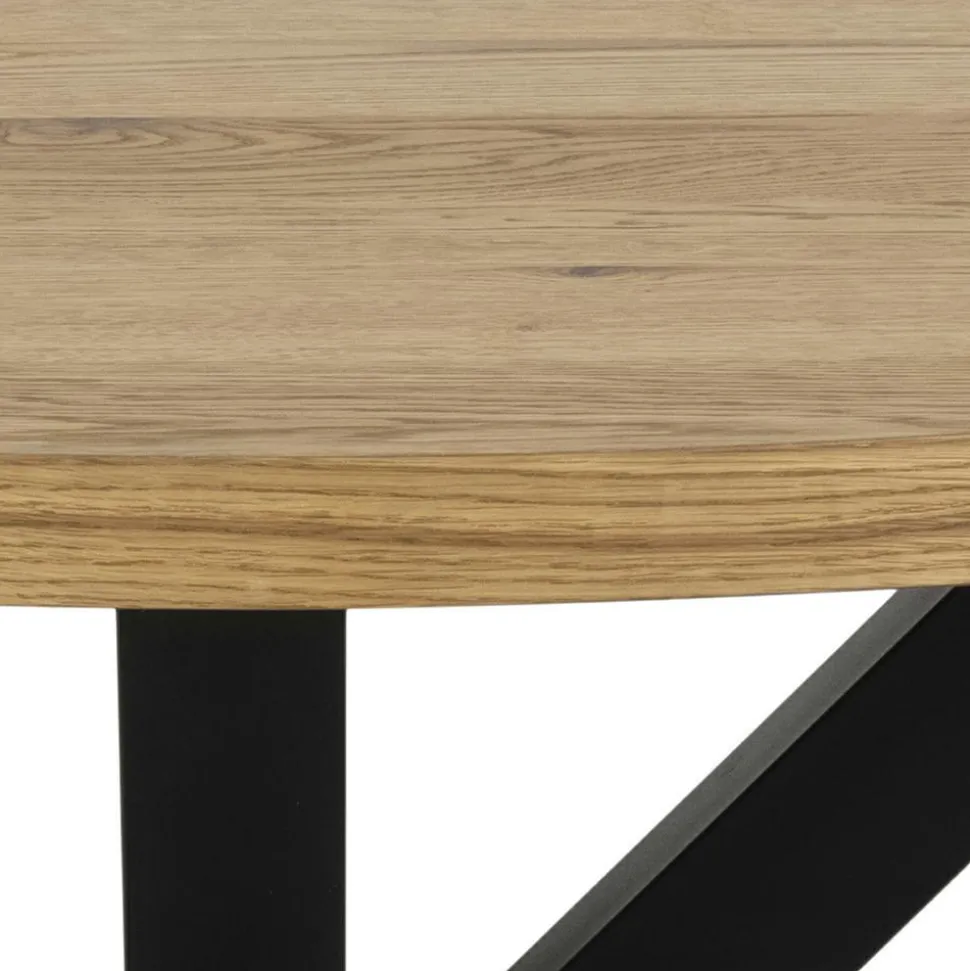 Stół Heaven 120cm czarny/dąb