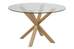 Stół Heaven 120cm szklany okrągły