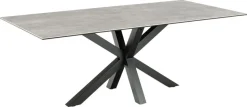 Stół Heaven 200x100 cm szary/czarny