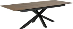 Stół Heaven 200/240x100cm brązowy