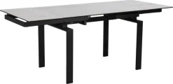 Stół Huddersfield biały/czarny 85/120-200cm