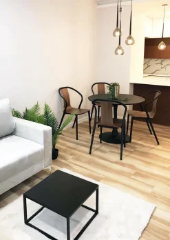 Stół Ibiza 80cm czarny okrągły